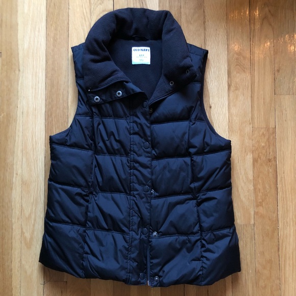 Womens navy puffer vest Clearance
